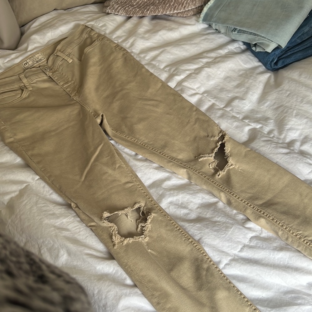 Hi rise Free people skinny jeans